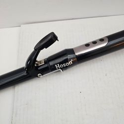 Hoson Professional Ceramic Tourmaline Curling Iron - Black