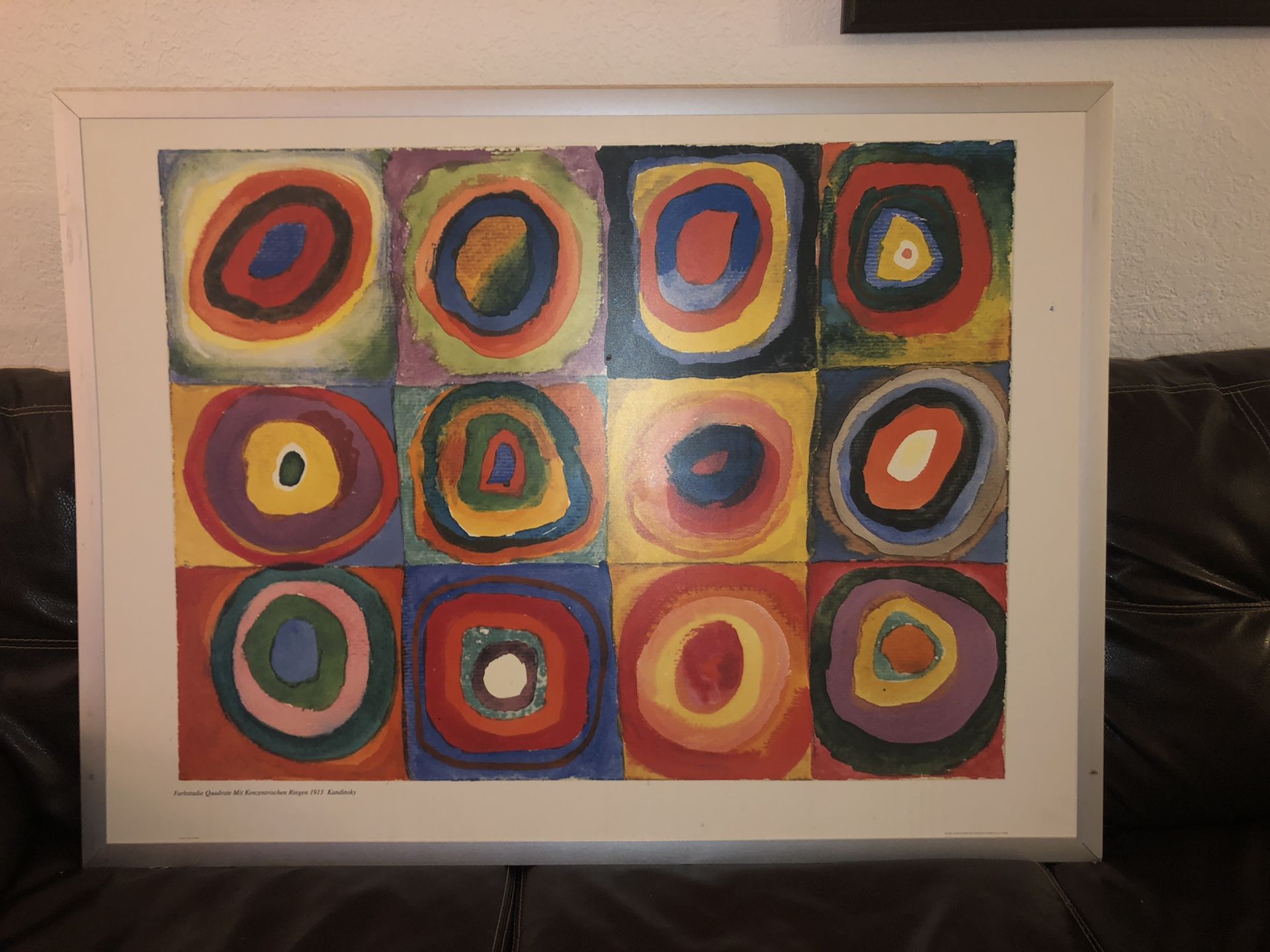 Farbstudie Quadrate, c.1913 By Wassily Kandinsky 47’ x 36’