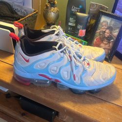Nike Vapor max Plus Air White Blue Black Red Shoes