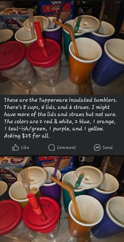 Tupperware Insulated Tumblers