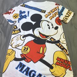 Mickey Mouse AOP Shirt - Size Small