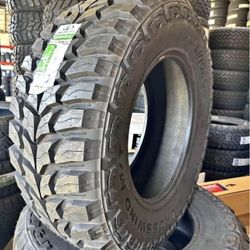 35x12.50R18 Crosswind M/T LT 10 ply 123Q Brand new 4 tires 35” 18” llantas