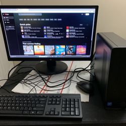 HP Slim Desktop S01-aF2011 win 11 8gb Ram 256 SSD w/ 24 in Monitor keyboard mouse
