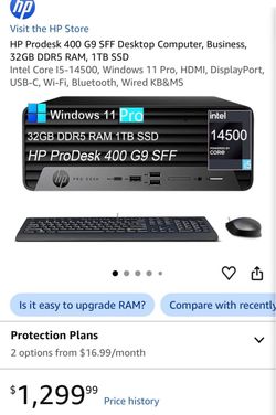 HP ProDesk 400 Desktop Computer