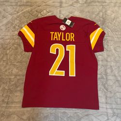$335 NIKE SEAN TAYLOR WASHINGTON COMMANDERS/REDSKINS ON FIELD JERSEY SIZE 44 LARGE