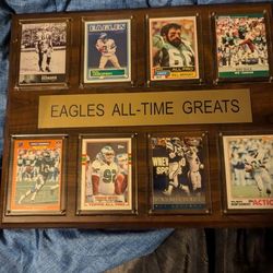 Philadelphia EAGLES All Time Greats Plaque 