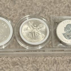 3 Ounces Silver Coins 