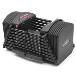 New! *Only One Dumbell* PowerBlock Pro 50 Adjustable Dumbbell, 5-50 lb. Dumbbell, Durable Steel