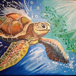 Sea Turtle Painting