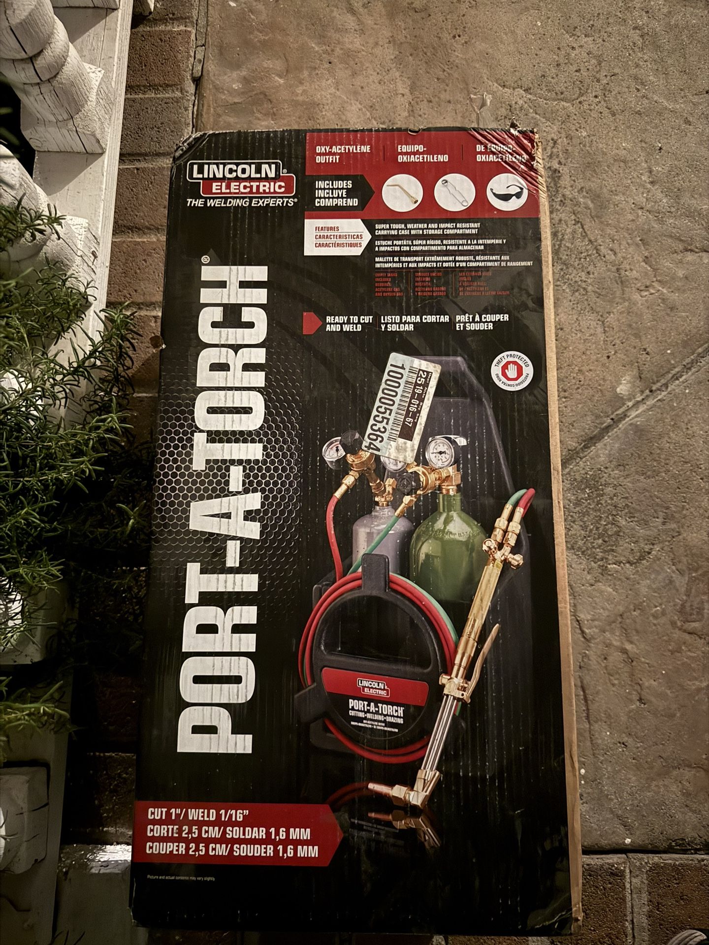Lincoln Electric Port-A-Torch Kit with Oxygen and Acetylene Tanks for Cutting Welding and Brazing