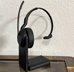 Jabra Evolve2 55 Mono Wireless Headset with Charging Stand | New No Box $300+ MSRP