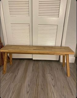 Acaia Wood Ikea Bench