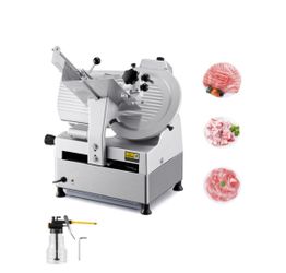 DOESNT WORK VEVOR Automatic Meat Slicer, 180W + 370W Deli Slicer with a 12 inch Premium 65Mn Blade, 0-0.3 inch Adjustable Thickness, Electric Food Sli