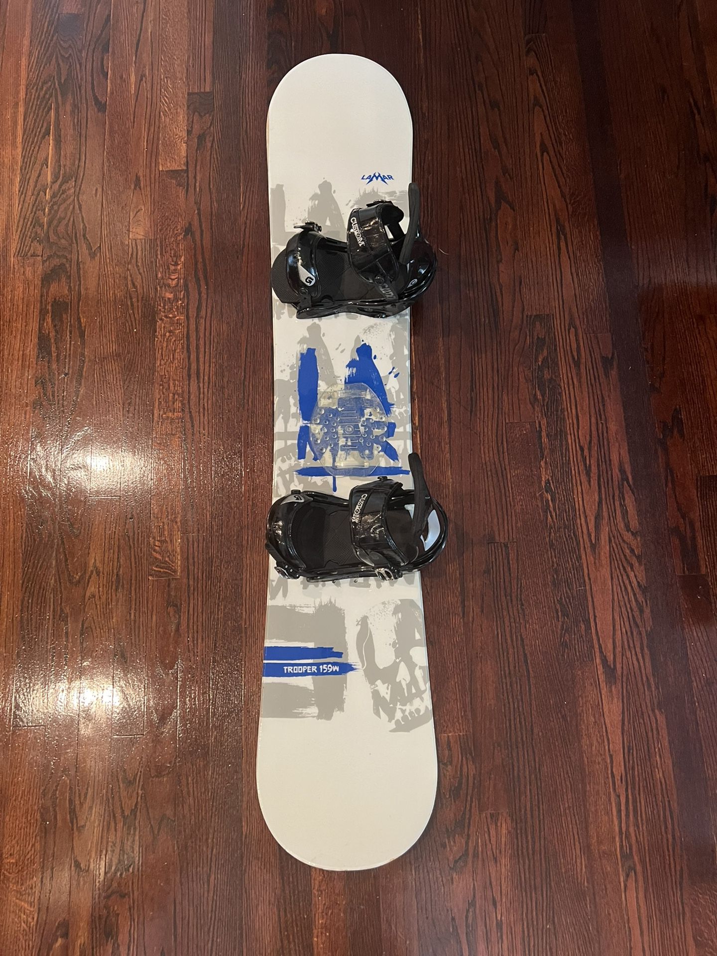 Lamar Trooper 195w Snowboard With Burton Custom Bindings(xl)