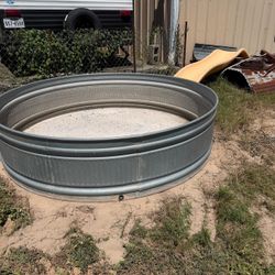 8’ galvanized water tank
