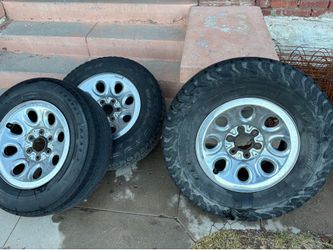 3 tires rims