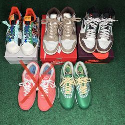 Jordan 1 Nike Dunk Air Max 90 Powerwall Adidas Superstar Mens 9.5/10.5 Shoes