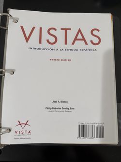 Vistas, 4th Edition: Introducción a la lengua española