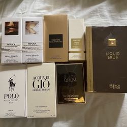 Tom Ford, Maison Margiela, YSL, Ralph Lauren, Acqua Do Gio Colognes And Perfumes