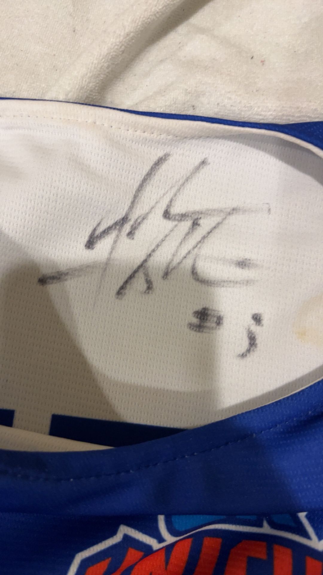 John Starks Autograph 