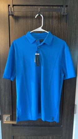 Perry Ellis Men's Blue Polo Shirt Small 0240