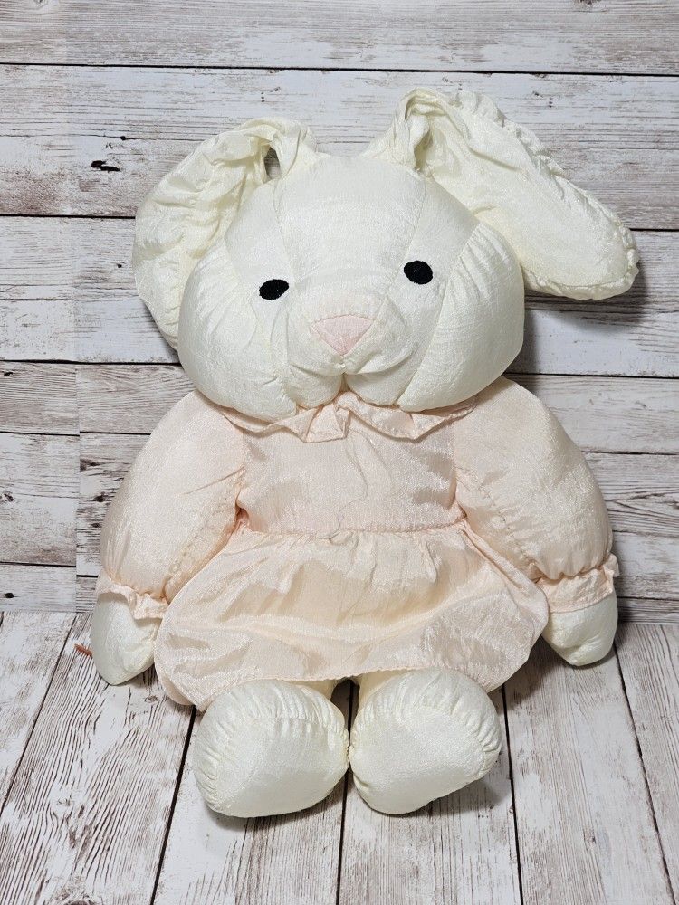 Vintage Mervyn's Bunny Stuffed Animal 11" Rare Collectible Made In Korea