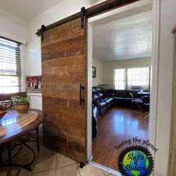 Brown Barn Door