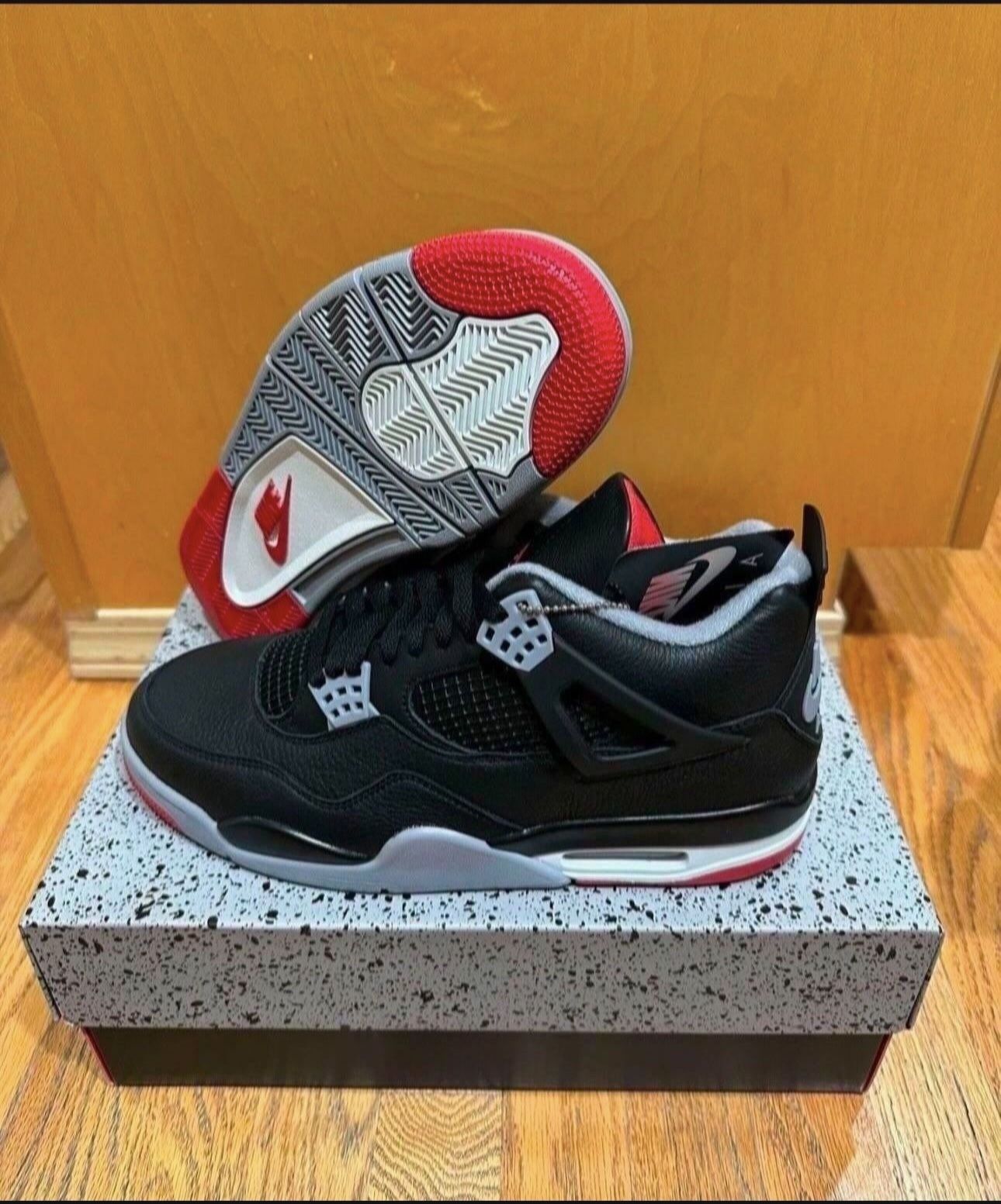 Jordan Retro 4 Bred Reimagined FV5028-006 Size 11 Brand New