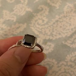 Real 925 Sterling Silver Wedding Ring Size 8