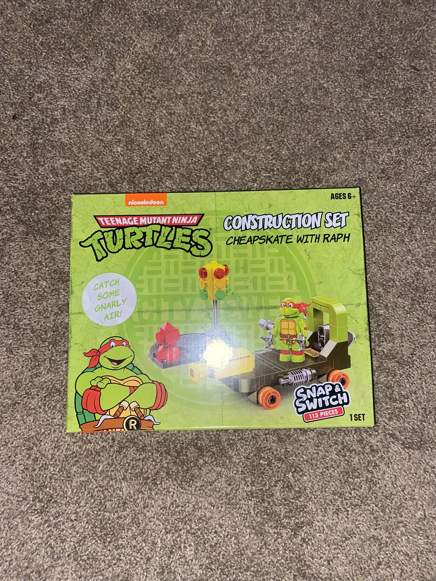 Snap & Switch TMMT Cheapskate with Raph Lego Set