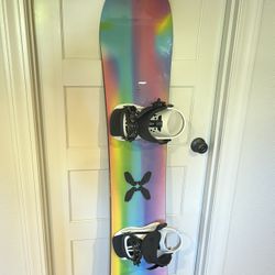 151cm Signal Park Platinum snowboard w/ men’s medium Union bindings
