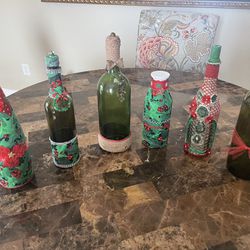 Christmas Bottles Decoration