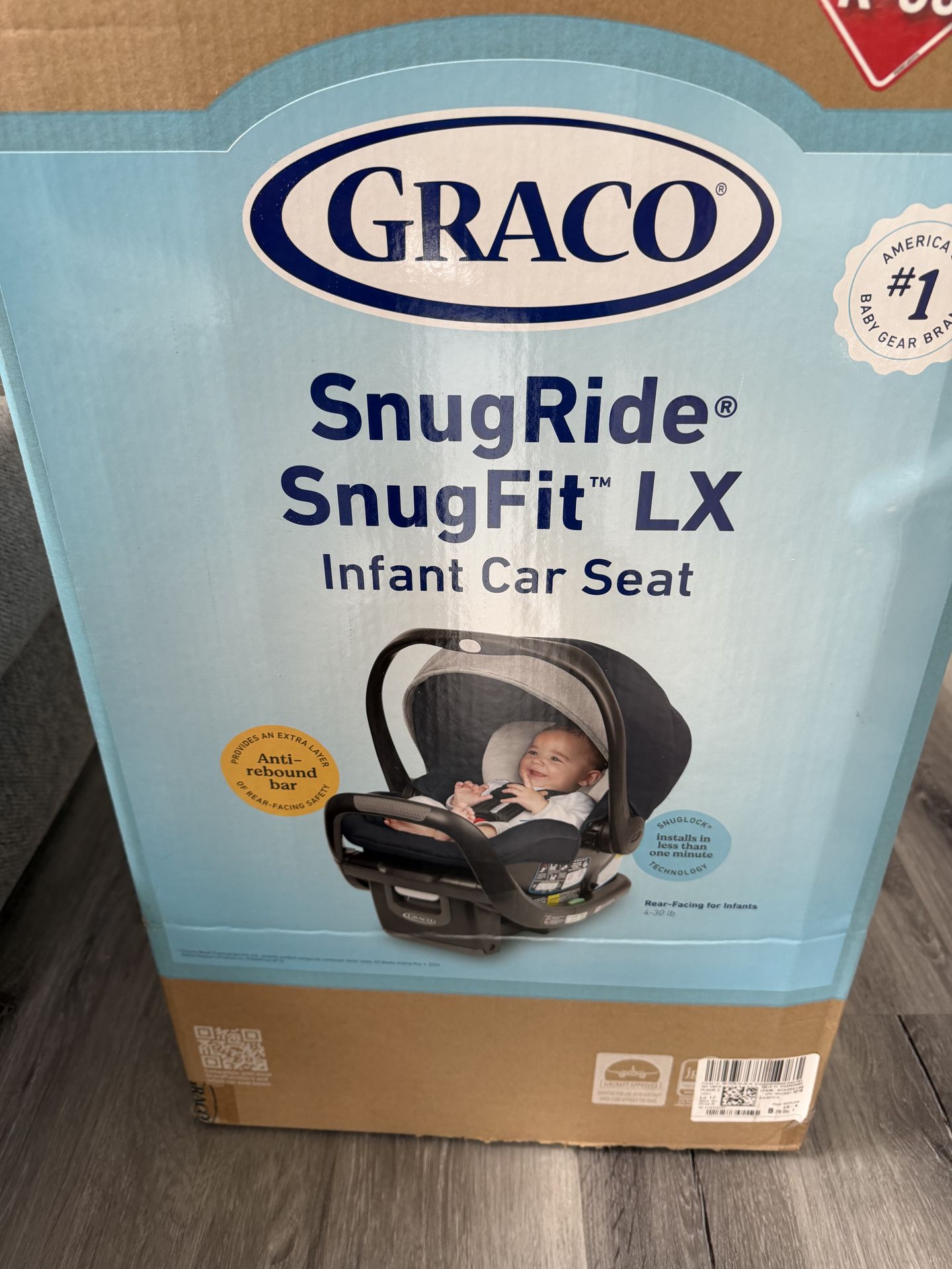 Graco car seat and stroller with extra seat.