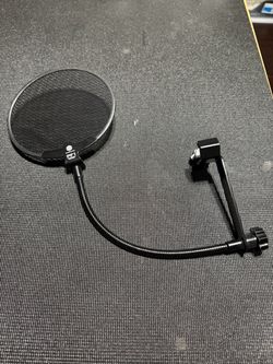 Sterling Audio Professional Pop Filter PF1 Windscreen Gooseneck - Black