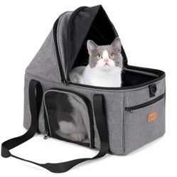 “New”Expandable Top Large Pet Carrier/car Seat(Collapsable)retail$59