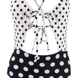 Hula Honey Women's Polka-Dotted Swimsuit