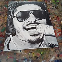Stevie wonder portrait