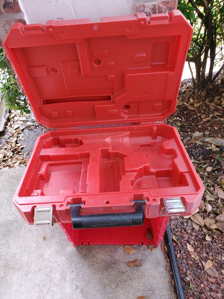 Empty Milwaukee case 18v drill n charger