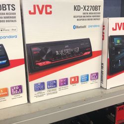 Jvc Kd-x270bt On Sale Today Only 120 Bucks 