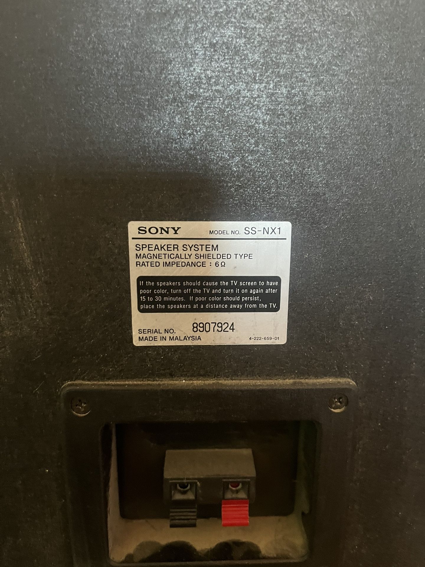 Sony Bookshelf Speakers