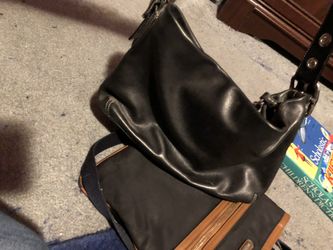 Black coach purse