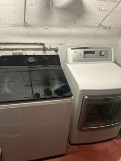 LG washer and dryer