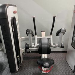 Star Trac Commercial Gym Abdominal Crunch - Weight Stack Loaded