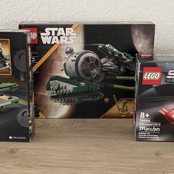 LEGO lot: 2x Yoda’s Jedi Starfighter + 1970 Ferrari 512 M (new in box)