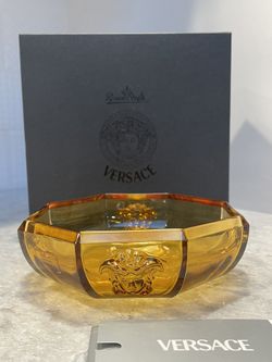 Versace Rosenthal Amber Dish