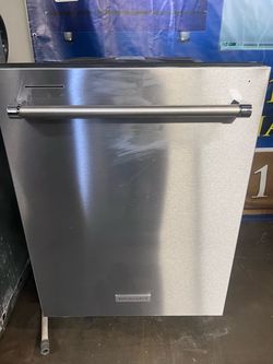 KitchenAid 24” Stainless Steel Dishwasher – $600