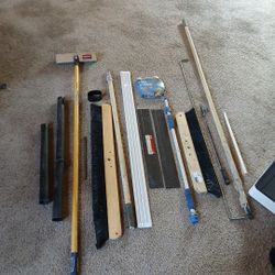 Concrete Brooms, Build A Screen Kit. Foam Window Seal, Etc