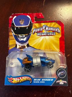 Hot Wheels Power Rangers Megaforce Blue Ranger Shark Zord CR