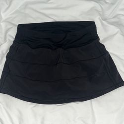 Lululemon Midnight Black Mini Skirt