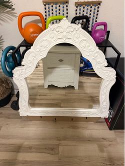 White Dresser mirror